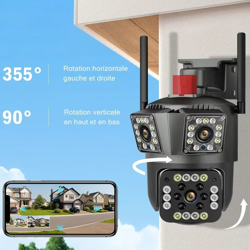 V45 6K Triple Lens outdoor security cameras nz