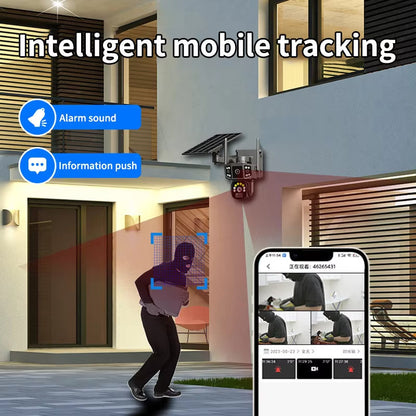 V41 4G 8MP Outdoor Solar Security Camera