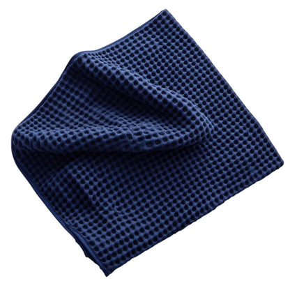 Viewy Kitchen Cloth - Nano-Silver Anti-Bacterial Infusion - Professional Grade Waffle Weave - Odor-Free & Quick-Drying - Navy Blue