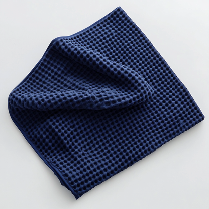 Viewy Kitchen Cloth - Nano-Silver Anti-Bacterial Infusion - Professional Grade Waffle Weave - Odor-Free & Quick-Drying - Navy Blue