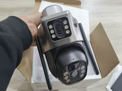 V44 Solar-Powered 4g security Camera with HD Color Monitoring Motion Detection