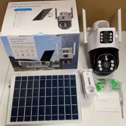 V44 Solar-Powered 4g security Camera with HD Color Monitoring Motion Detection