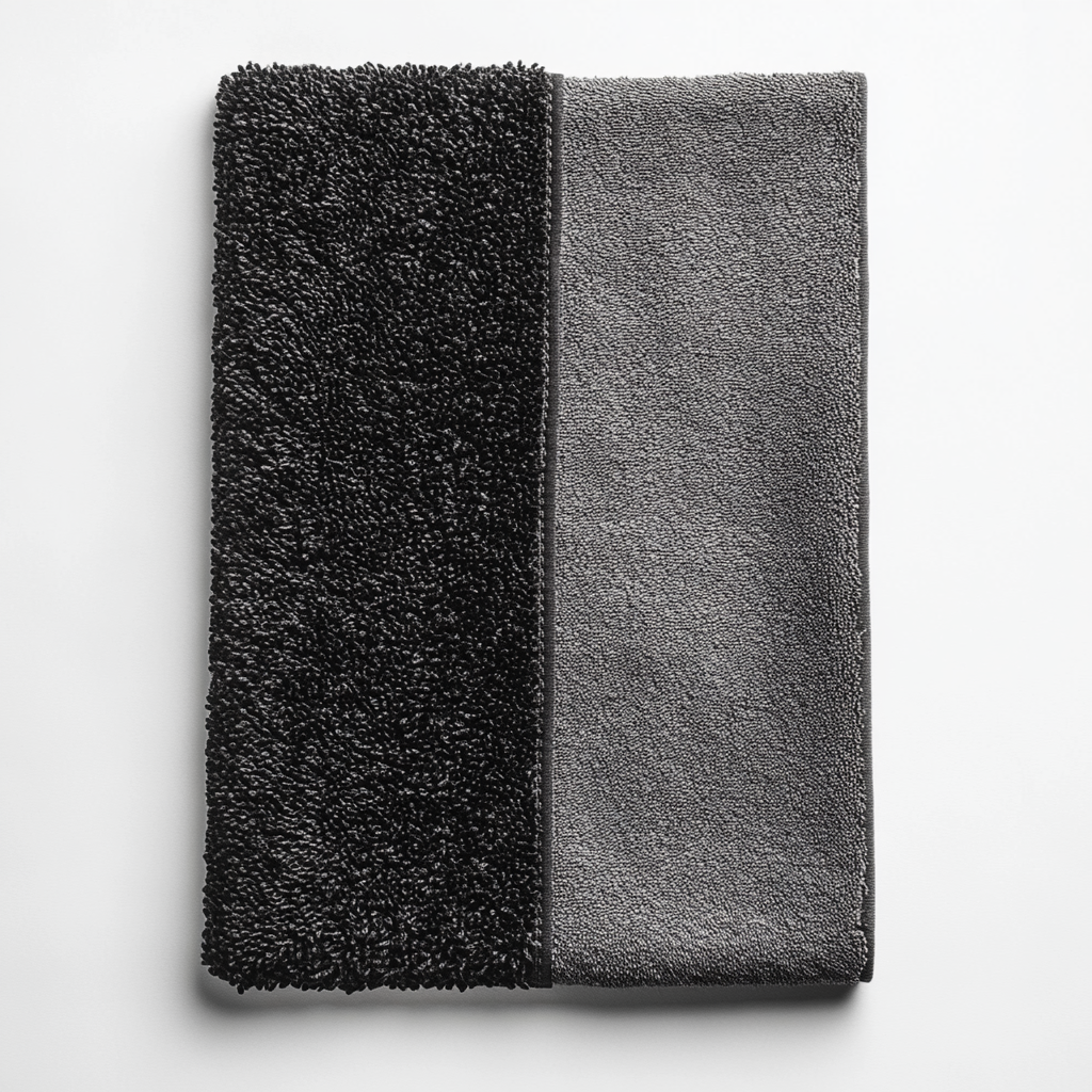 Viewy Heavy-Duty Scrubber - Industrial Grade Dual-Sided Cloth - Professional Grade Stain Removal - For Grills, Pans & Tough Surfaces - Matte Black