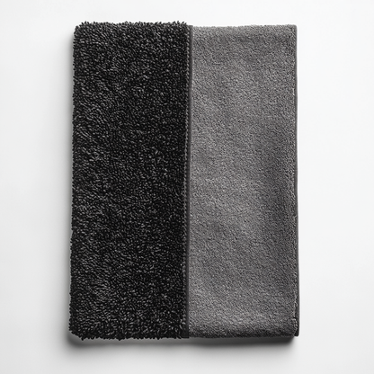 Viewy Heavy-Duty Scrubber - Industrial Grade Dual-Sided Cloth - Professional Grade Stain Removal - For Grills, Pans & Tough Surfaces - Matte Black
