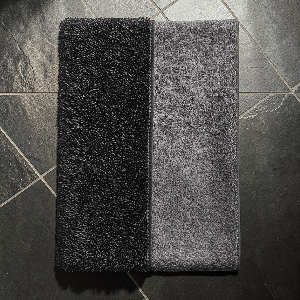 Viewy Heavy-Duty Scrubber - Industrial Grade Dual-Sided Cloth - Professional Grade Stain Removal - For Grills, Pans & Tough Surfaces - Matte Black