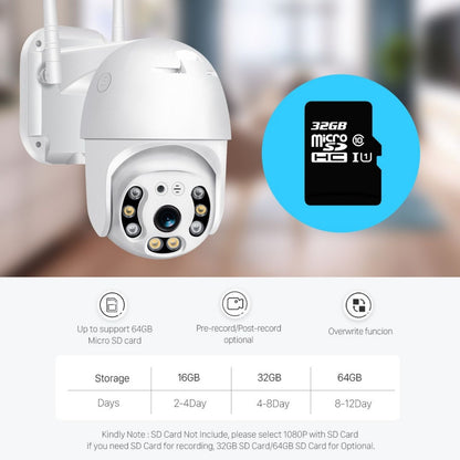 A6 3MP WiFi Camera with 10x Digital Zoom Pan/Tilt