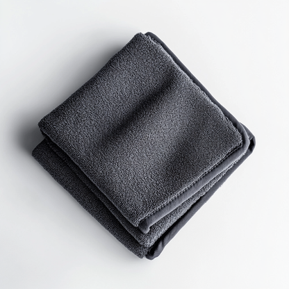 Viewy Microfiber Cleaning Cloth - High-Density Ultra-Absorbent Weave - Professional Grade Lint-Free Towel for Kitchen & Bathroom - Slate Grey - Pack of 6